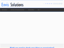 Tablet Screenshot of envissolutions.com